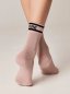 Preview: Lange Socken mit Ajourmuster Puderrosa  Focus - Here